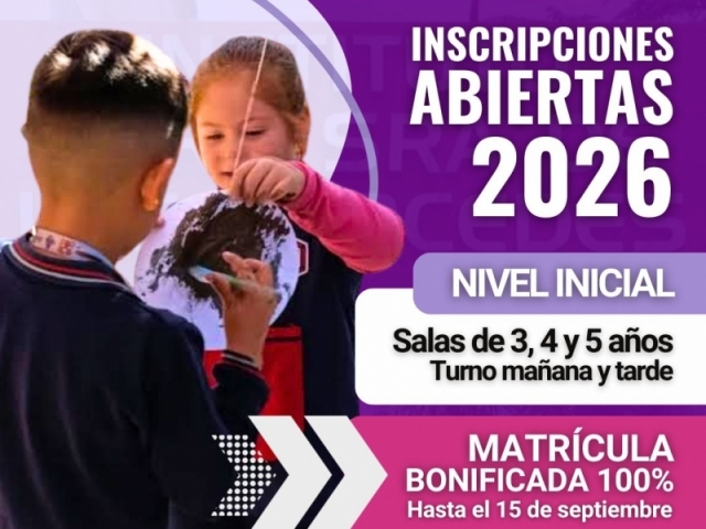 Nivel Inicial: Inscripciones abiertas -2026-