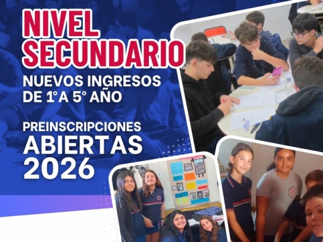 Preinscripciones Ciclo Lectivo 2026