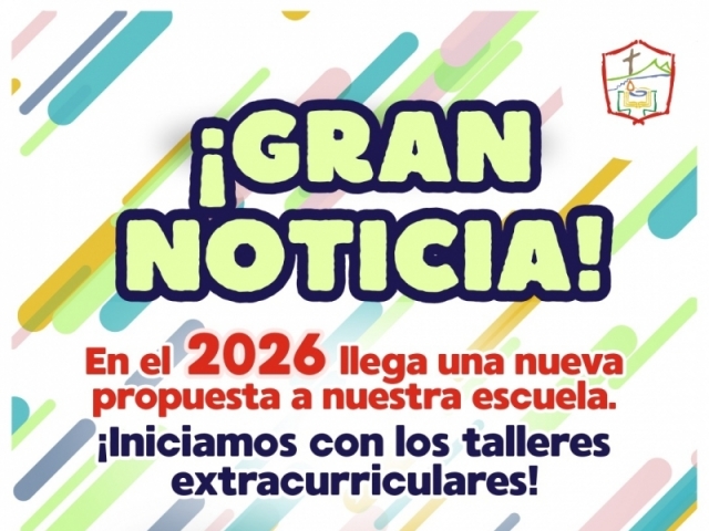 ¡En el 2026 iniciamos con los talleres extrcurriculares!