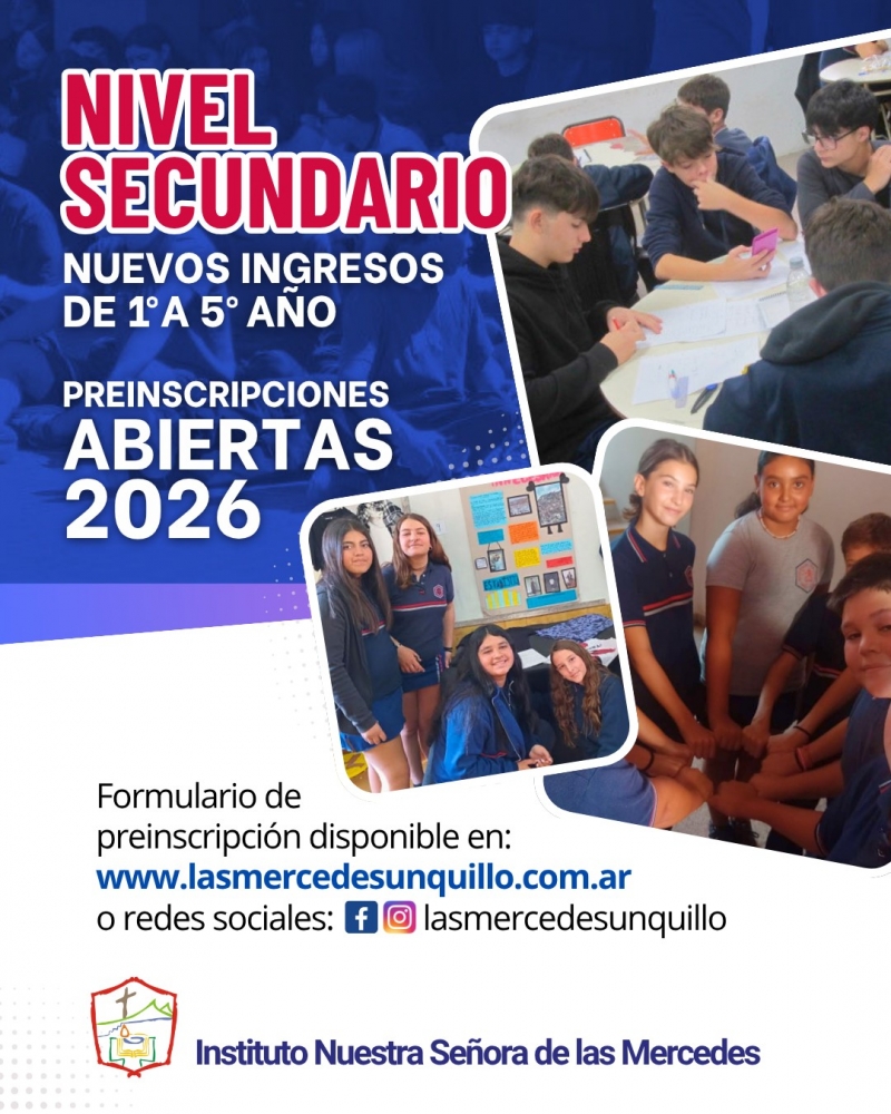 Preinscripciones Ciclo Lectivo 2026